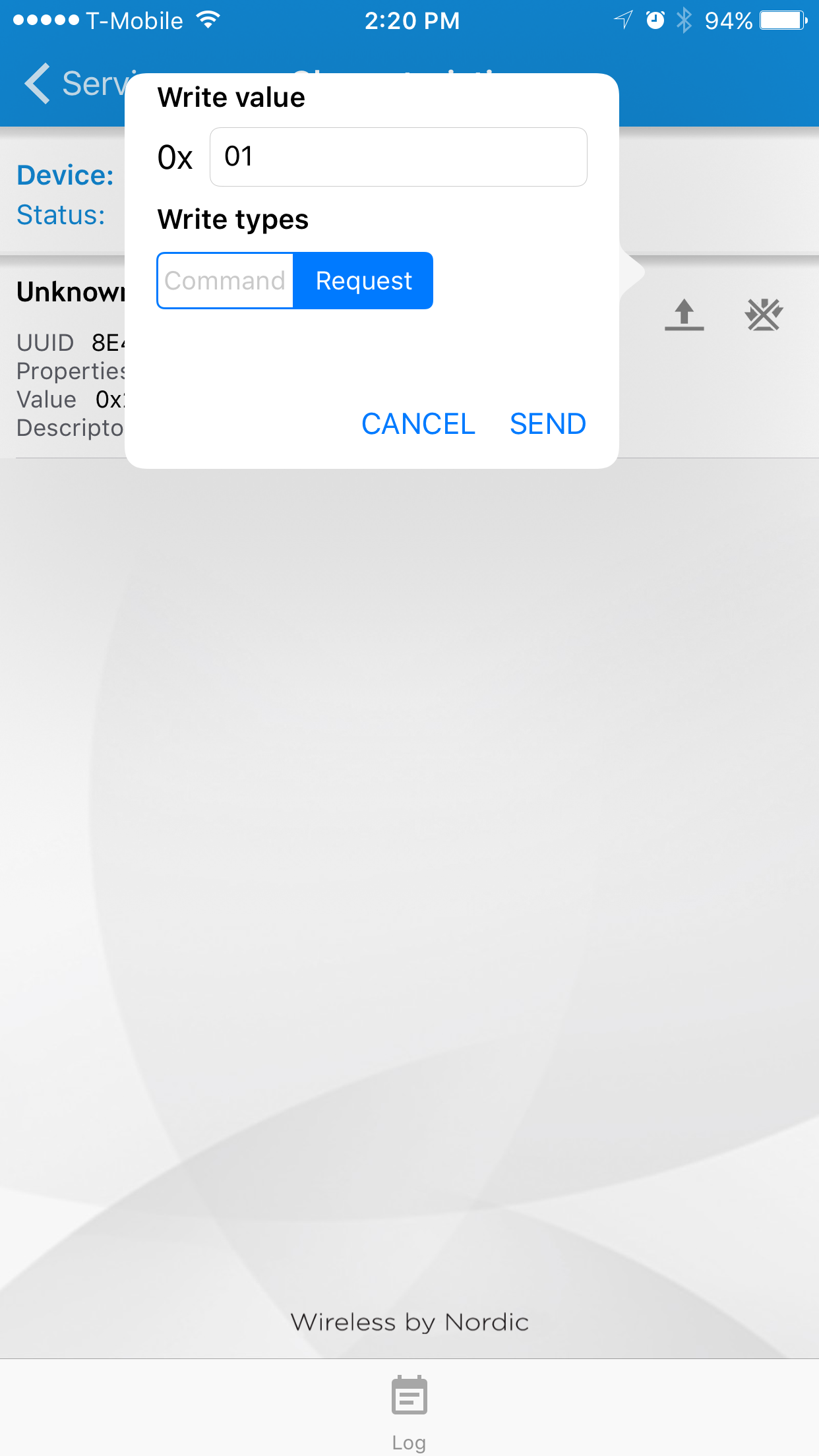 Service enabled