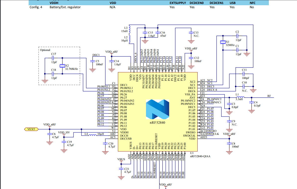 Datasheet schematic