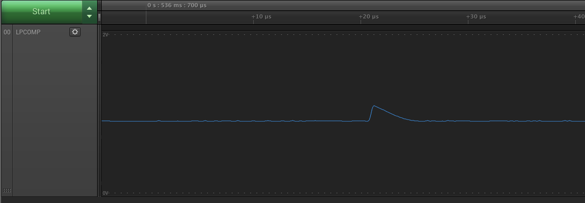 OPAMP signal to LPCOMP pin