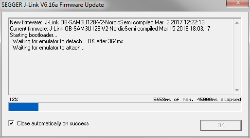 Firmware update in progress..