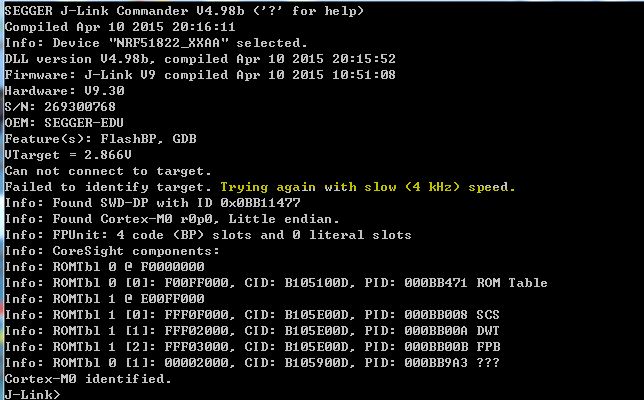 nRFStudio can not connect to J-Link - Nordic Q&A - Nordic DevZone ...
