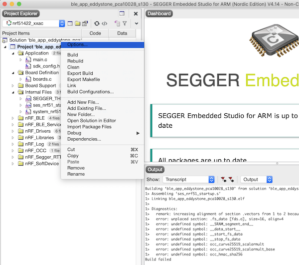 segger embedded studio mac