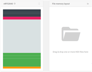 Flash memory layout after UART DFU process