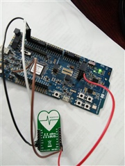 nrf52840 connected to MAX30100