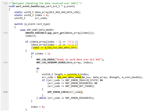 Create custom event to trigger updating data in GATT table - Nordic Q&A ...