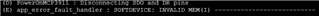 This is the Error Print from the Firmware.;