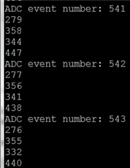 ADC output
