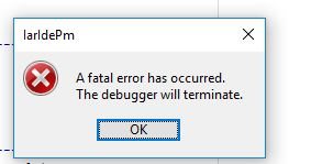 Fatal error