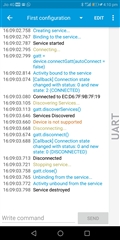nRFToolBox Log