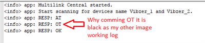 Multilink central error log