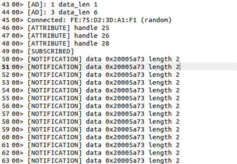 Zephyr OS BLE central multiple notification subscription