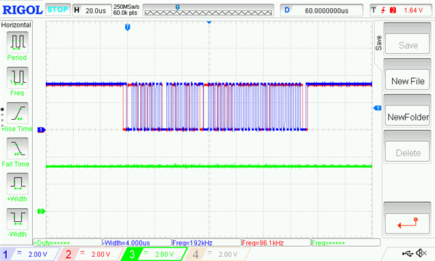 Working I2C lines