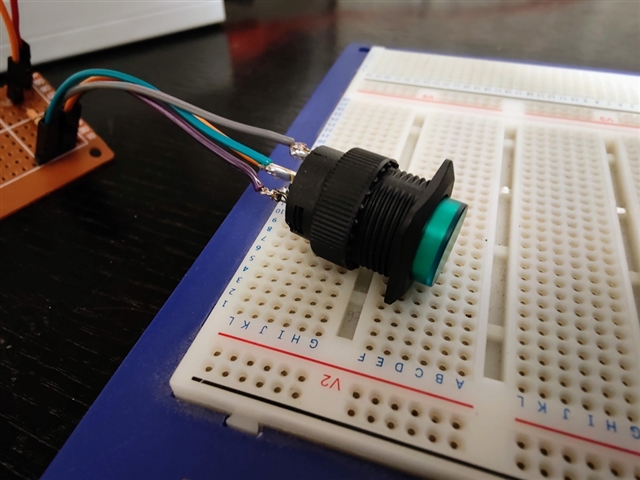 Button in "out" state