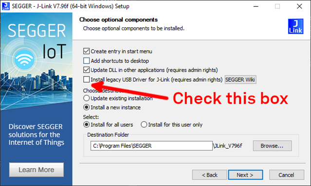J-Link legacy USB driver required on Windows for some DK boards - Nordic Q&A - Nordic DevZone - Nordic DevZone