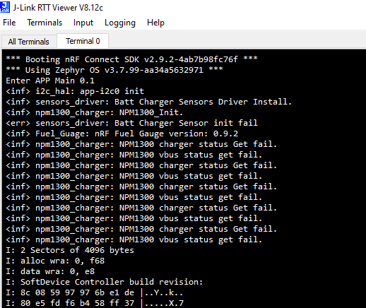 PMIC i2c read/write error.