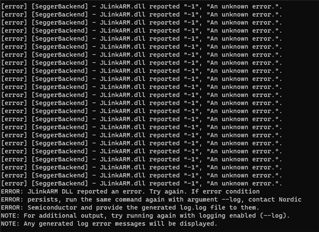 NRF5340 Debug Probe To Nordic Thingy:53 - NRF Connect, NRF Programmer ...