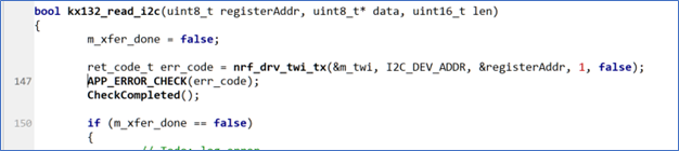 Error at line