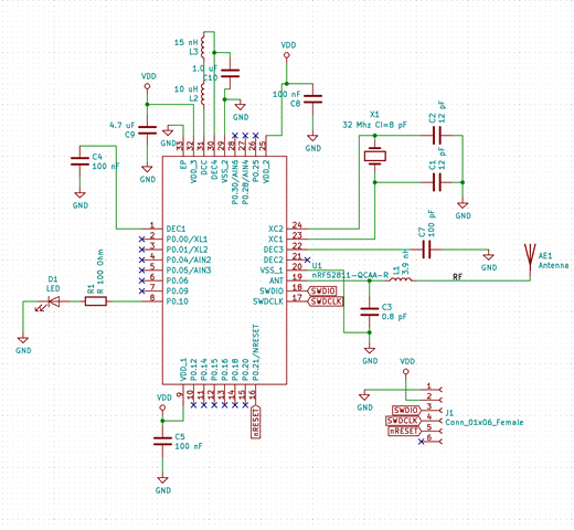 my custom board schematic 