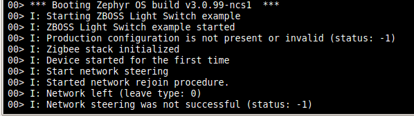 nRF52840 ZigBee examples keep rebooting with ZBOSS Error
