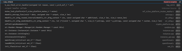 callstack screenshot