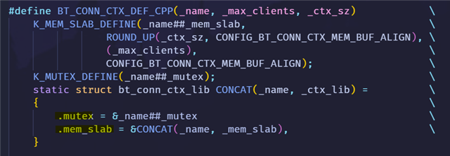 Can't use BT_CONN_CTX_DEF in a cpp file - Nordic Q&A - Nordic DevZone ...