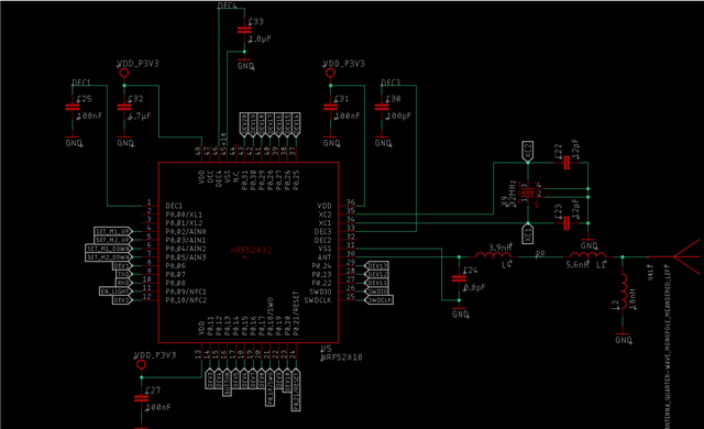 This is my Schematic i have drawn. My RESET Pin is just a open pin, not connected to anywhere. 