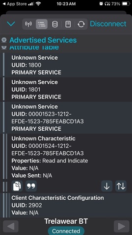 New phone showing the correct behavior