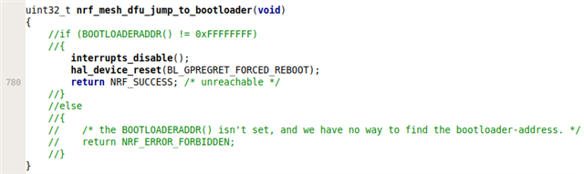 Where is the bootloader used by the serial example progect. - Nordic Q ...