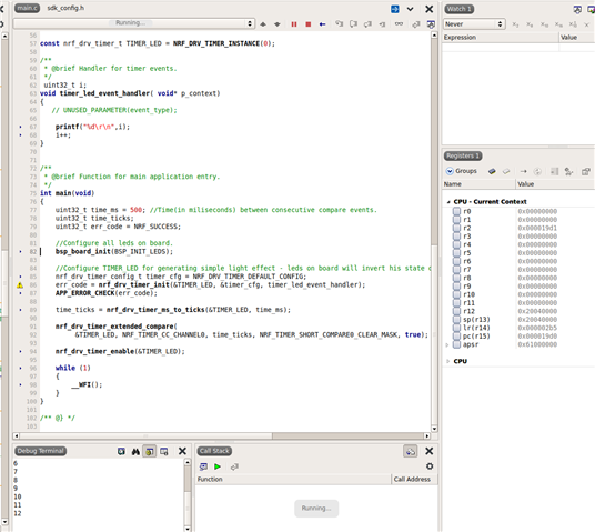Can not run timer as seting time_tick period - Nordic Q&A - Nordic ...