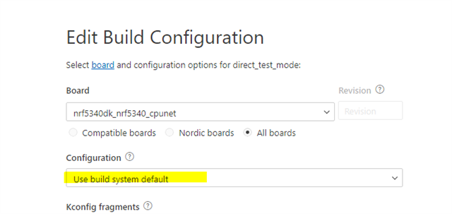 Compiler Error with "Bluetooth LE Direct Test Mode" Example - Nordic Q ...