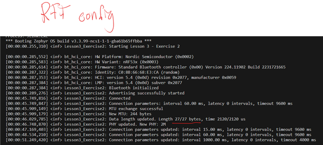 unexpected BLE link layer packet length