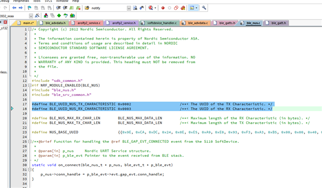 A Bug Report Of Nrf Connect App In Nordic Uart Service Nordic Q A Nordic Devzone Nordic Devzone